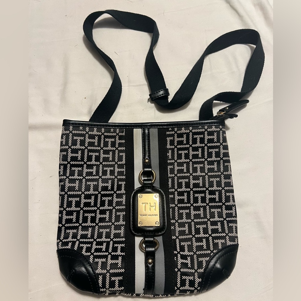 Tommy Hilfiger White and Blue Bags